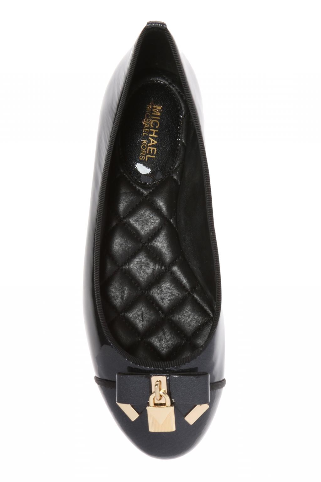 Michael kors alice ballet flats black sale